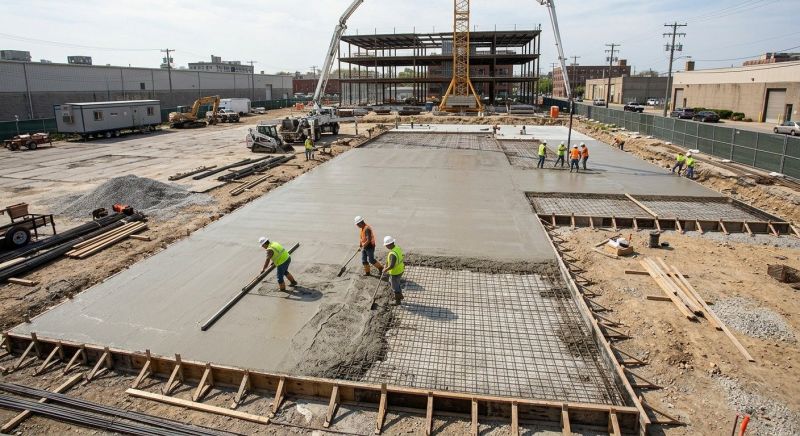 Commercial Slab Installation in Rockville, MD