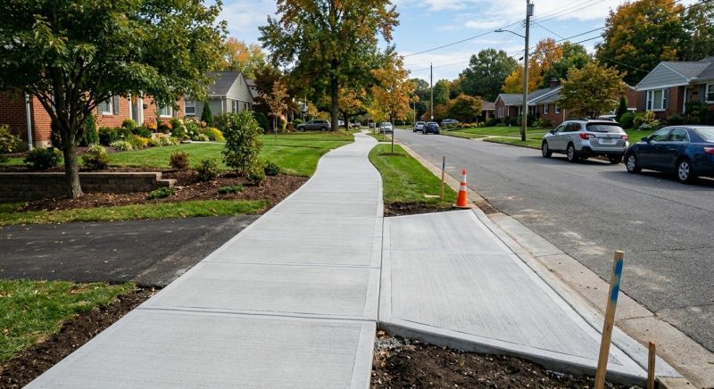 Concrete Sidewalk Construction in Denver, CO