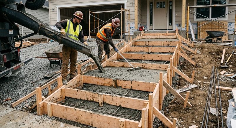 Concrete Steps Pouring in Salt Lake City, UT