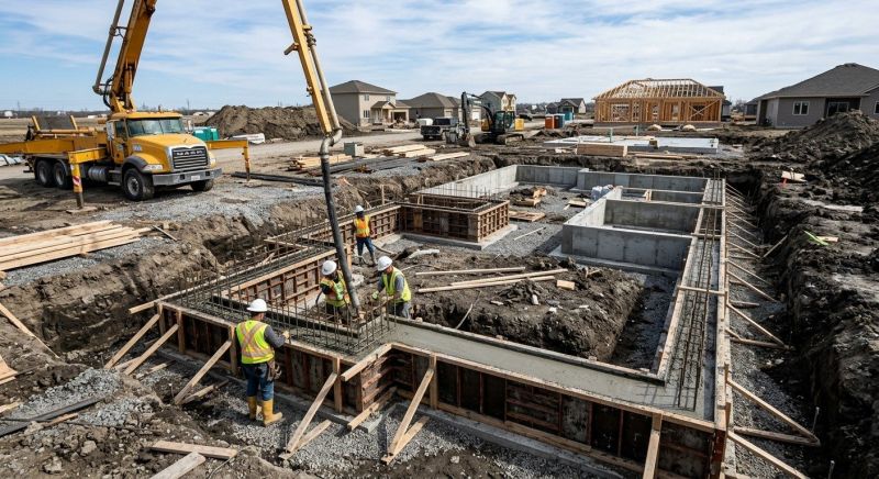 Foundation Construction in Fredericksburg, VA