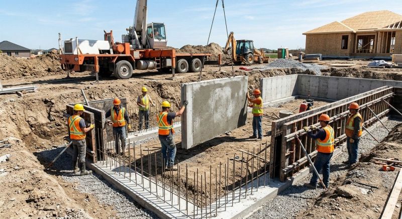 Foundation Wall Pouring in Greenville, SC