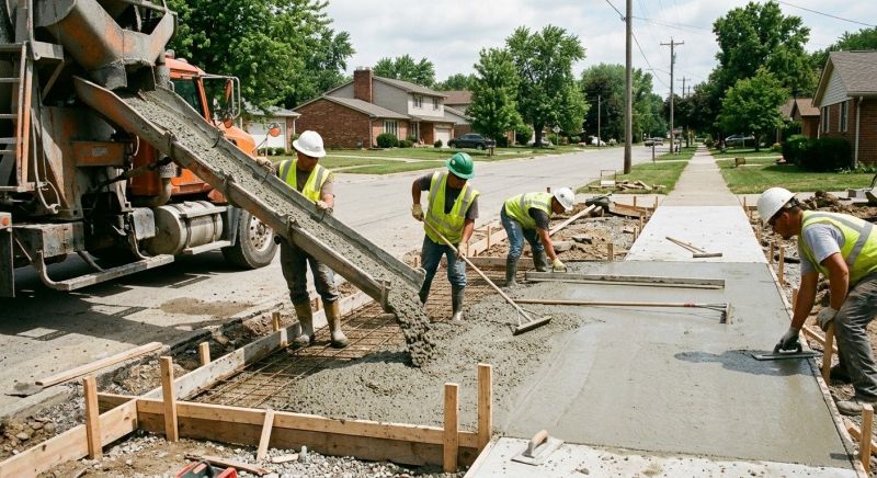 Sidewalk Construction in Denver, CO