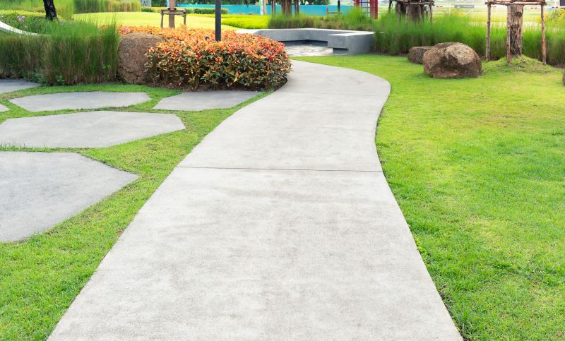 Resurfaced Stone Walkway